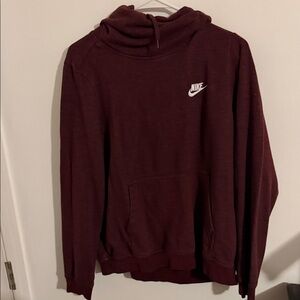 Nike Men's Maroon Crewneck Pullover Sweatshirt